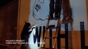 'Stop war,' street artists around the world plead