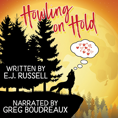 Howling on Hold audio, a M/M werewolf rom-com