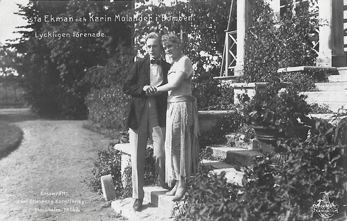 Gösta Ekman and Karin Molander in Bomben (1920)