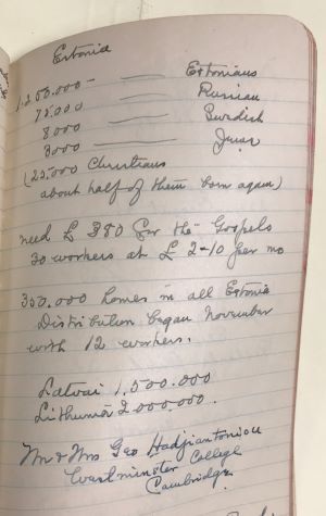 Calculating the costs of funding European evangelism in 1938