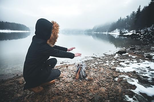 woman in down jacket ethically sourced down