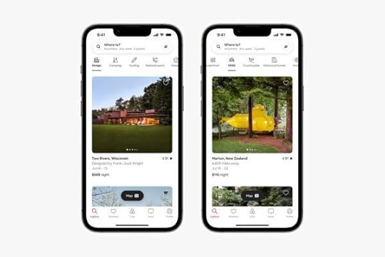 airbnb categories