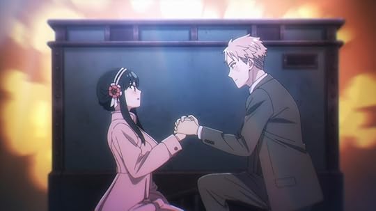 loid yor wedding proposal scene spy x family