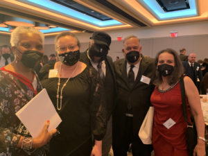 Edgars Dinner: Frankie Bailey, Kim and Shawn Cosby, and Chris Chambers