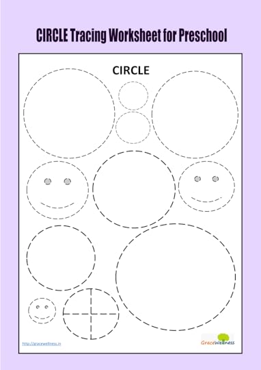 circle tracing worksheet for preschool trace and color printable shape worksheet download printables worksheets digital art read articles