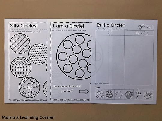 circle worksheets for preschool and kindergarten mamas learning corner