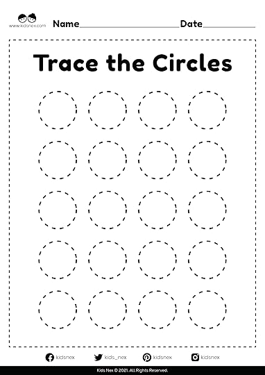 circle shape worksheet free printable