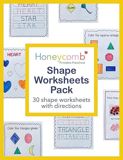 shapes worksheets for preschool prek kindergarten homeschool made by teachers