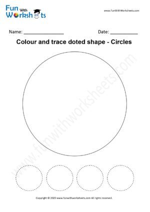 circle shape tracing worksheets free printable worksheets