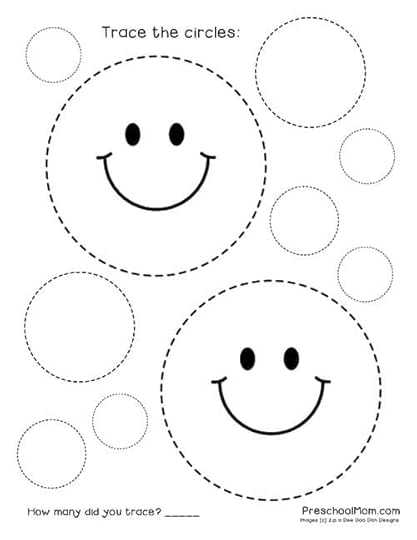 shape tracing worksheets preschool mom