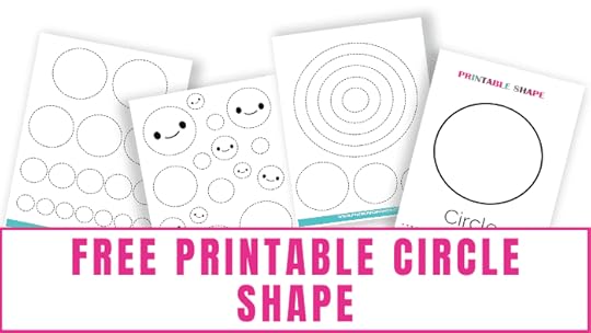 free printable circle shape freebie finding mom