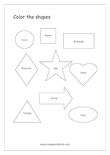 free printable shapes worksheets tracing simple shapes pre writing skills worksheets for preschool kindergarten 2d shapes circle square triangle rectangle semicircle etc megaworkbook