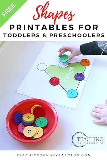 free toddler and preschool shapes printables