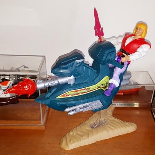 Prince Adam on the Sky Sled