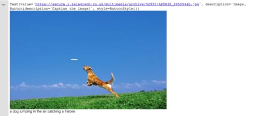 Screenshot Google Colab notebook, December 2021