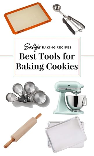collage of baking tools with Sally's Baking Recipes logo