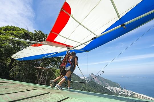 Hang gliding vs paragliding rio take off 