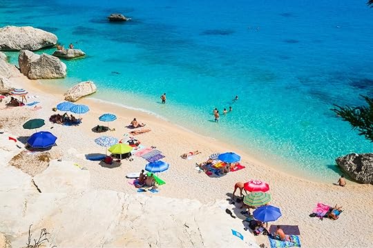 view of the beach