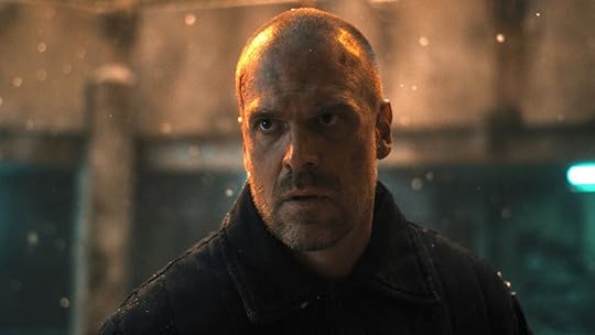 David Harbour as the former Police Chief Hopper in Stranger Things 4.
