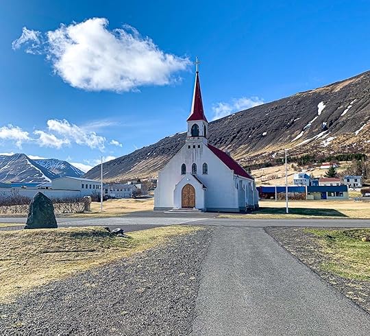 Thingeyri town church
