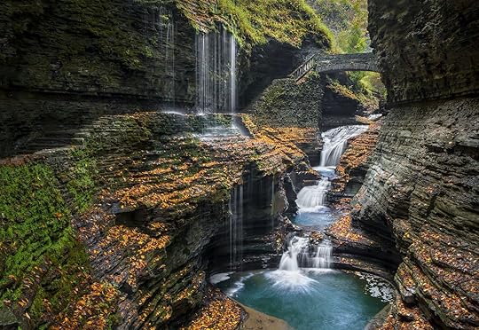 finger lakes new york Watkins Glen State Park's Rainbow Falls