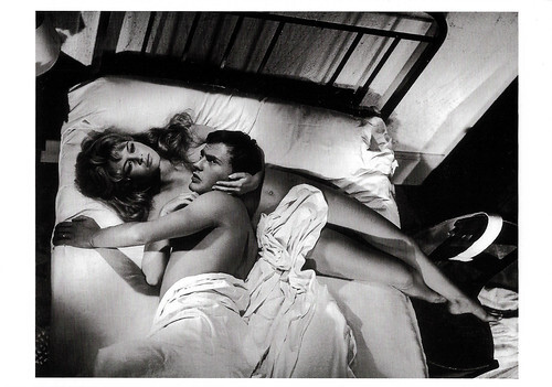 Jean-Louis Trintignant and Brigitte Bardot in Et Dieu crea la femme (1956)