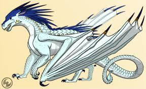 IceWing SandWing hybrid custom for someone on the wof fandom made by me | Wings of fire, Wings of fire dragons, Fire art