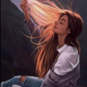 11 Brown hair girl drawing ideas in 2022 | girl drawing, digital art girl, girls cartoon art