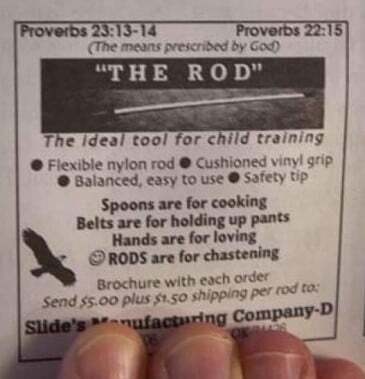 The Rod Spanking Advertisement