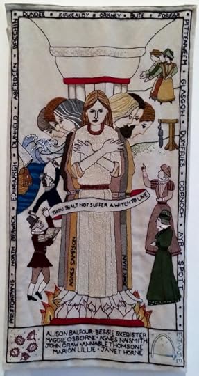 witches panel of The Great Tapestry of Scotland