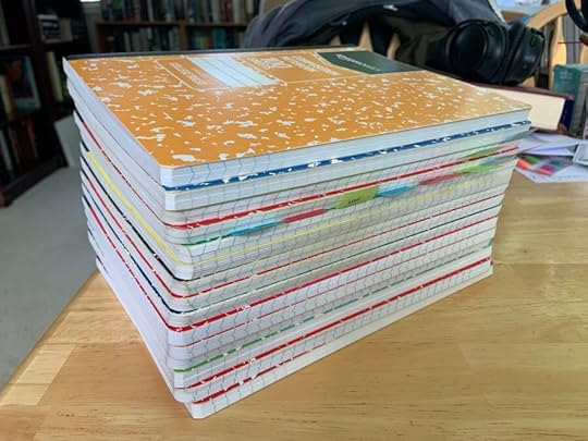 Project notebooks I filled between 2015-2018.