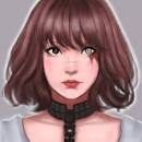 Image result for girl with one blind eye art