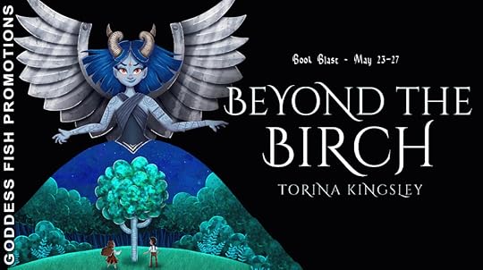 Goddess Fish book tour banner for Beyond the Birch