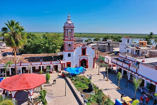 rural church in the old mexcaltitan