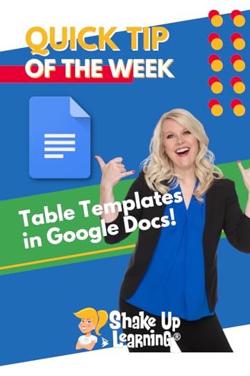New! Table Templates in Google Docs