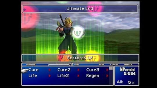 cloud final fantasy vii original interface