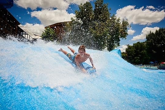 Boy at waterpark in Texas outdoors 