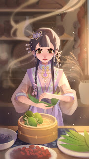 Lai cooks intently to win the competition