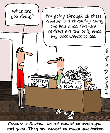 Bad Reviews Are Meant to Make You Better