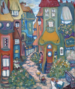 Sydney Neuwirth Village and flowers