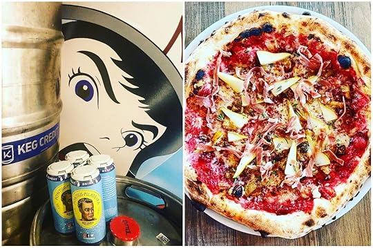 Pizza and beer at Beer Church Brewing