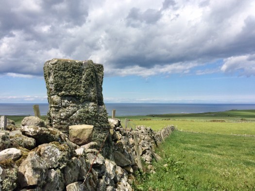The Hanging Stone on Gallows Hill, Rosehearty, Aberdeenshire