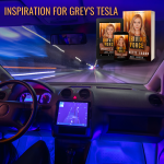 Inspiration for Grey's Tesla in Driving Force by Kate Angelo and Lynette Eason