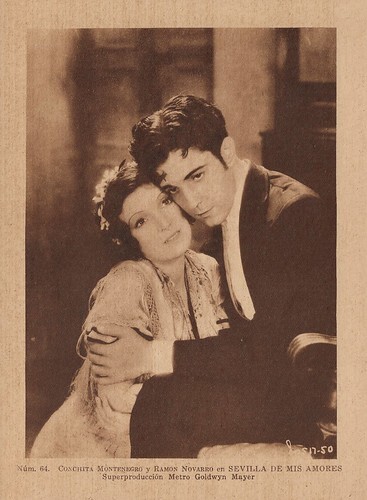 Ramon Novarro and Conchita Montenegro in Sevilla de mis amores