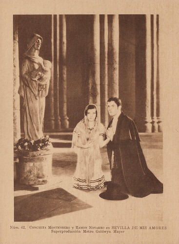 Ramon Novarro and Conchita Montenegro in Sevilla de mis amores