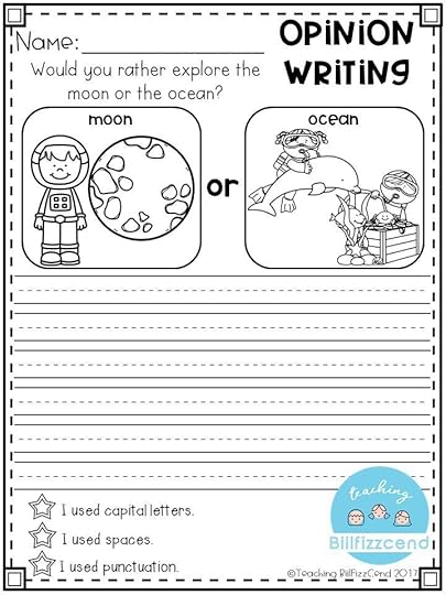 writing prompts for 1st grade