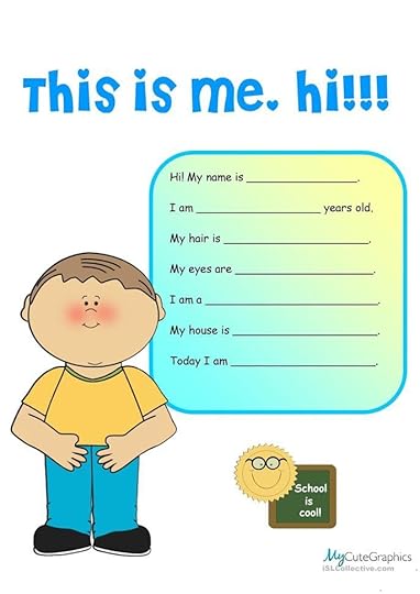 creative writingthis is me hi 1 beginner worksheet free esl