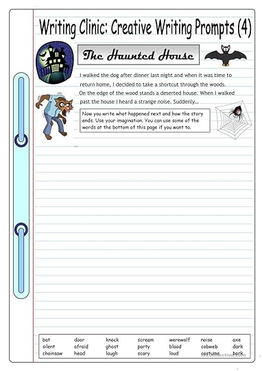 writing clinic creative writing prompts 4 the haunted house