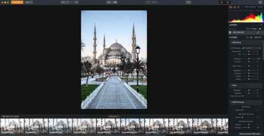 Aurora HDR aplikasi editor foto masjid biru turki