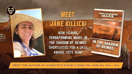 Jane Killick signing Terraforming Mars